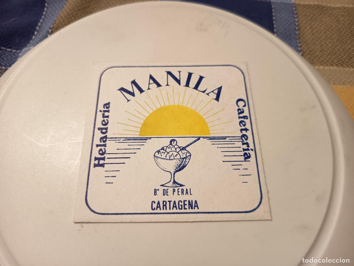 Otros art&iacute;culos de coleccionismo en papel: POSAVASOS HELADERIA MANILA-CARTAGENA-MURCIA