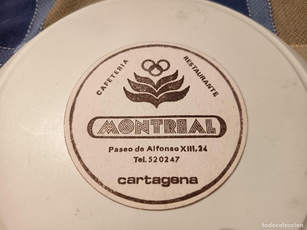 Otros art&iacute;culos de coleccionismo en papel: POSAVASOS CAFETERIA MONTREAL-CARTAGENA-MURCIA