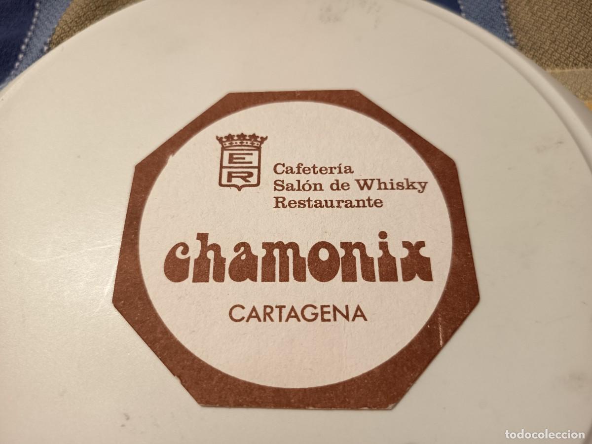 Otros art&iacute;culos de coleccionismo en papel: POSAVASOS CAFETERIA CHAMONIX-CARTAGENA-MURCIA