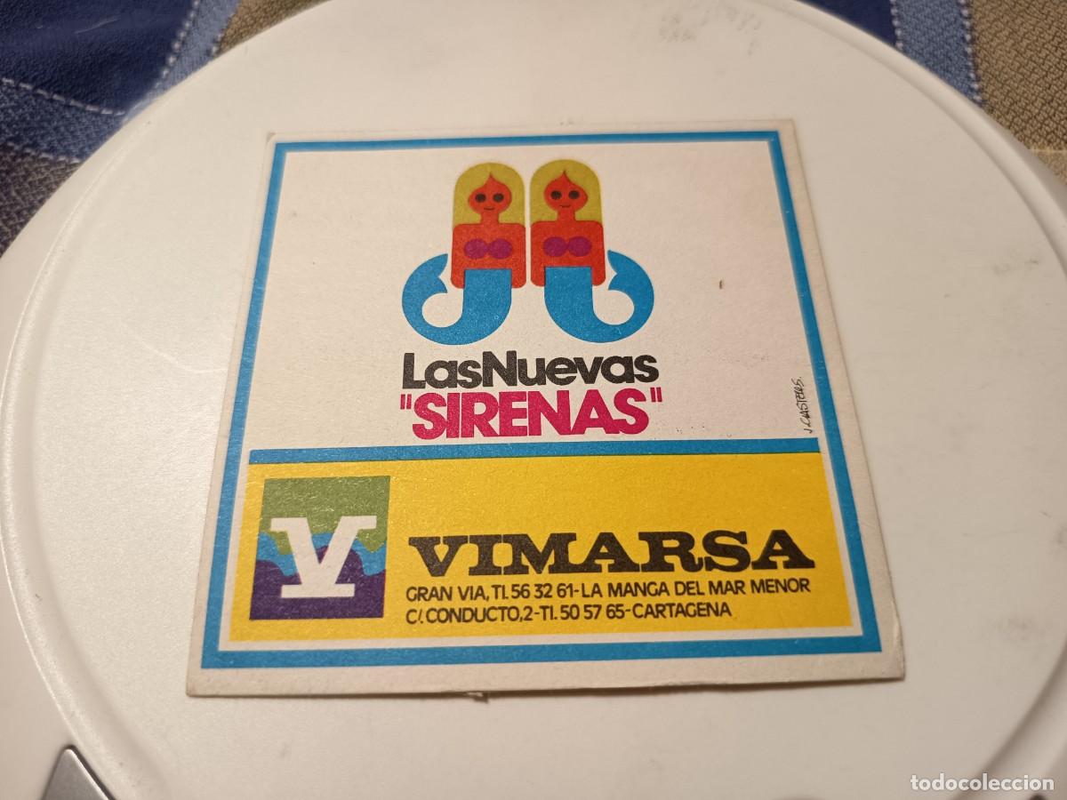 Otros art&iacute;culos de coleccionismo en papel: POSAVASOS LAS NUEVAS SIRENAS-CARTAGENA-MURCIA