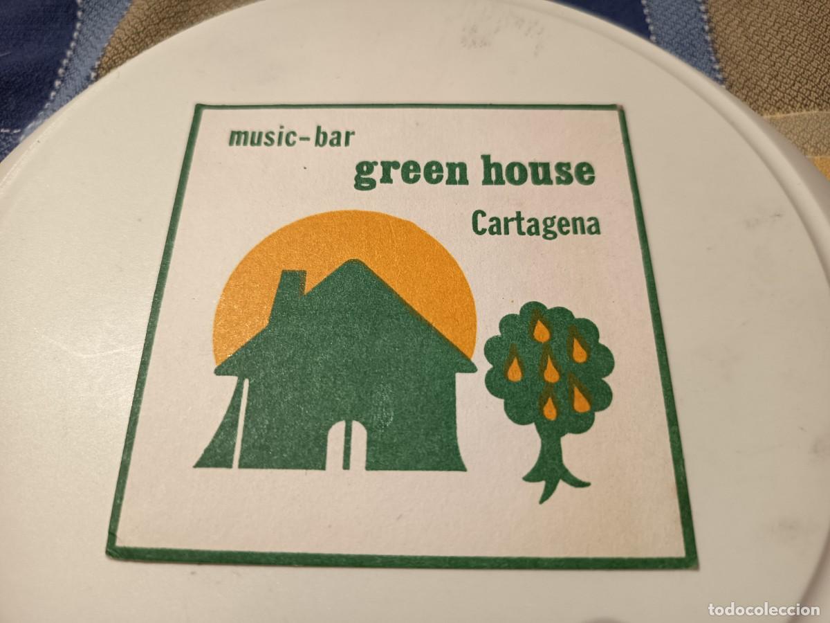 Otros art&iacute;culos de coleccionismo en papel: POSAVASOS MUSIC BAR GREEN HOUSE-CARTAGENA-MURCIA