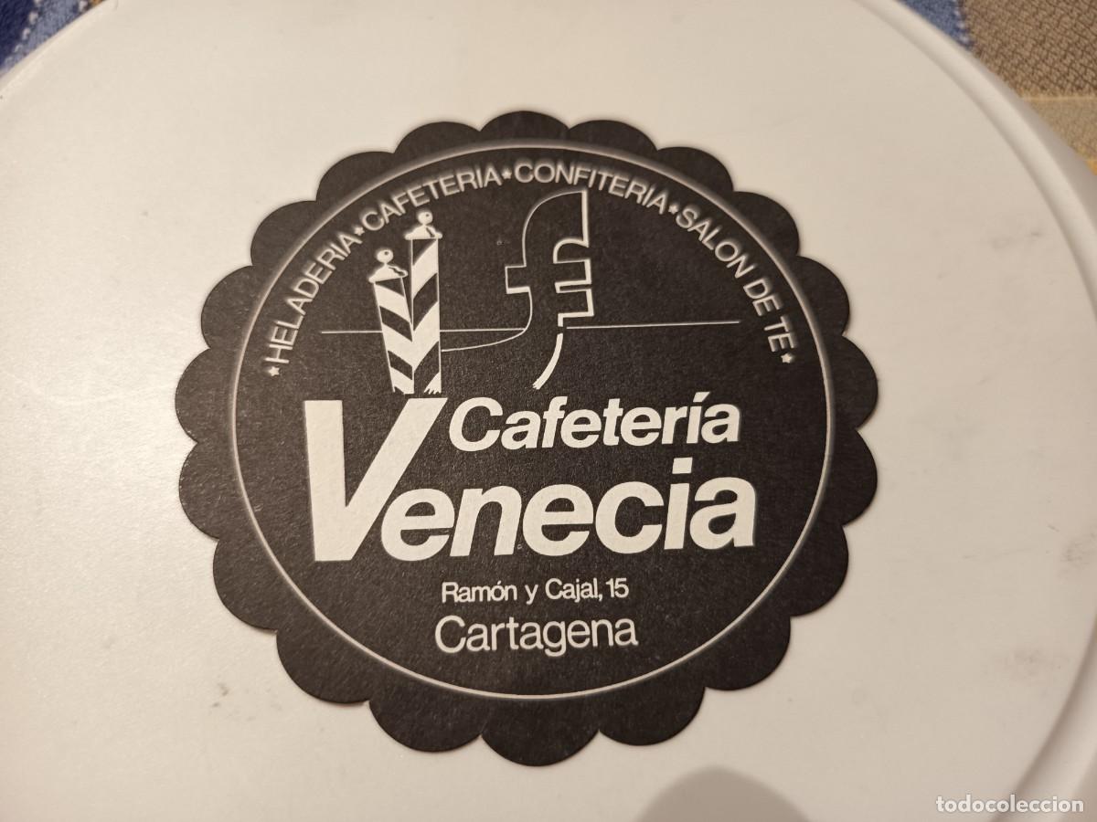 Otros art&iacute;culos de coleccionismo en papel: POSAVASOS CAFETERIA VENECIA-CARTAGENA-MURCIA