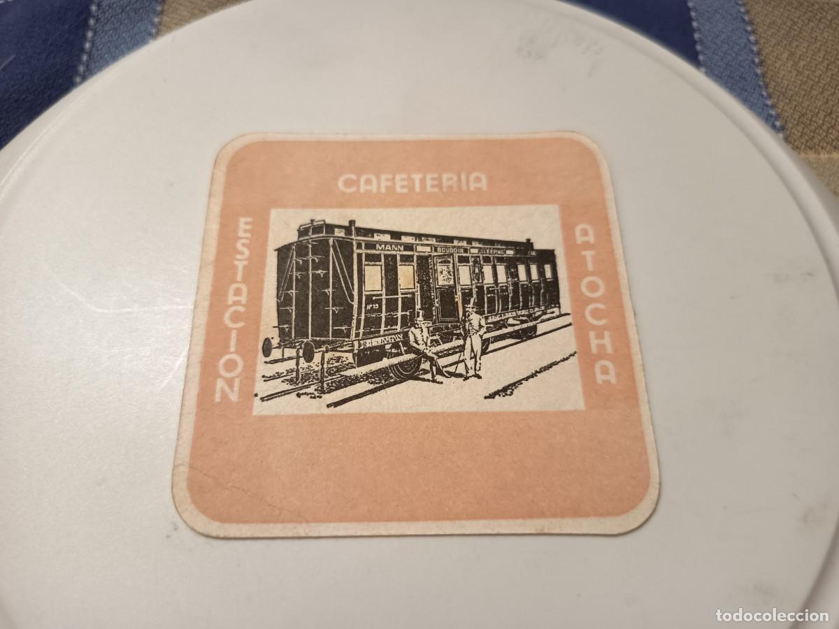 Sammelleidenschaft Andere Papierartikel: POSAVASOS CAFETERIA ESTACION DE ATOCHA-MADRID