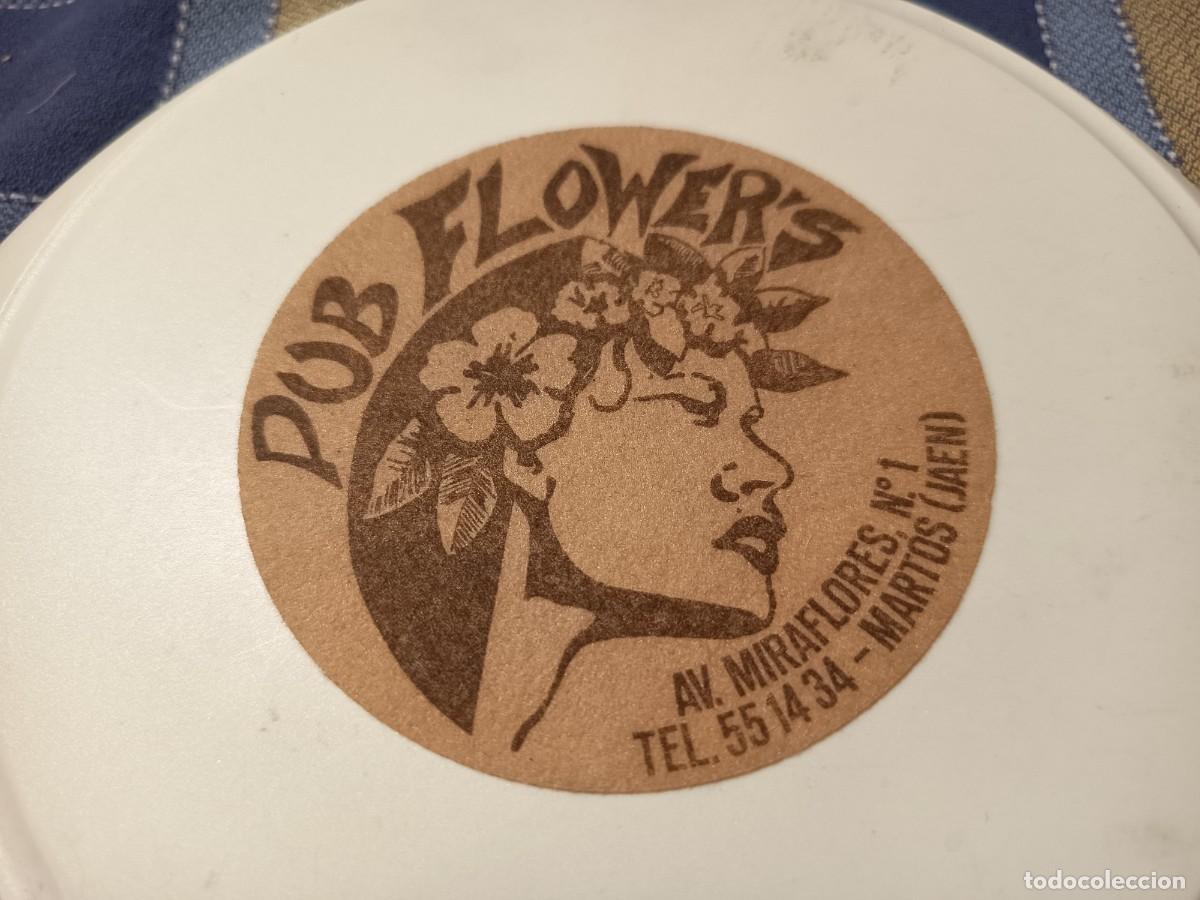Otros art&iacute;culos de coleccionismo en papel: POSAVASOS PUB FLOWER'S-MARTOS-JAEN