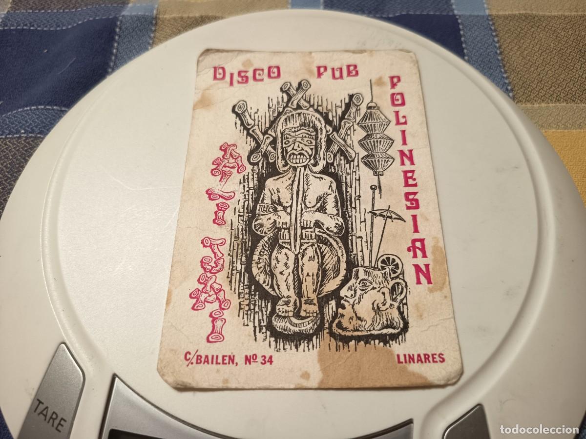 Otros art&iacute;culos de coleccionismo en papel: POSAVASOS DISCO PUB POLINESIO ALI JAI-LINARES-JAEN