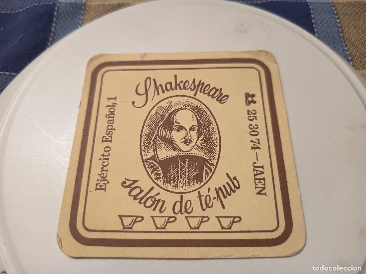 Otros art&iacute;culos de coleccionismo en papel: POSAVASOS SALON DE TE SHAKESPEARE-JAEN