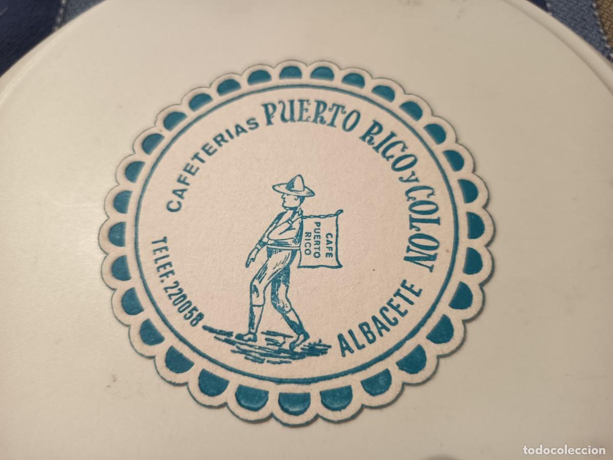 Otros art&iacute;culos de coleccionismo en papel: POSAVASOS CAFETERIA PUERTO RICO Y COLON-ALBACETE