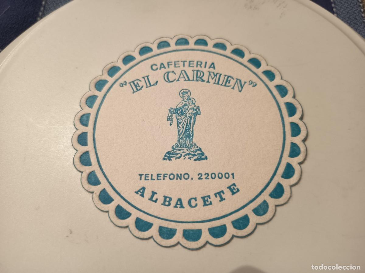 Otros art&iacute;culos de coleccionismo en papel: POSAVASOS CAFETERIA EL CARMEN-ALBACETE
