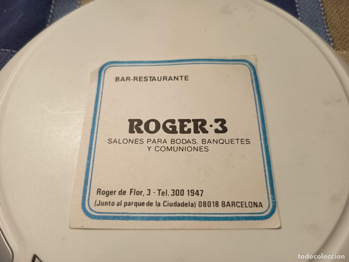 Otros art&iacute;culos de coleccionismo en papel: POSAVASOS BAR RESTAURANTE ROGER 3-BARCELONA