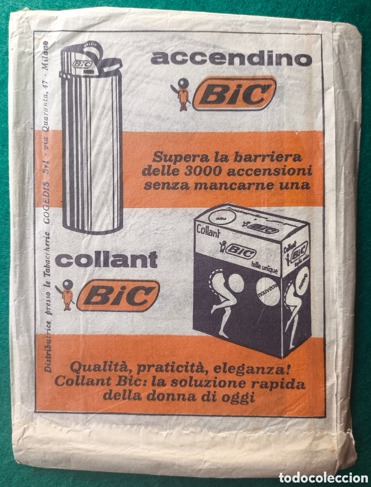 Otros art&iacute;culos de coleccionismo en papel: BIC SOBRE PUBLICIDAD