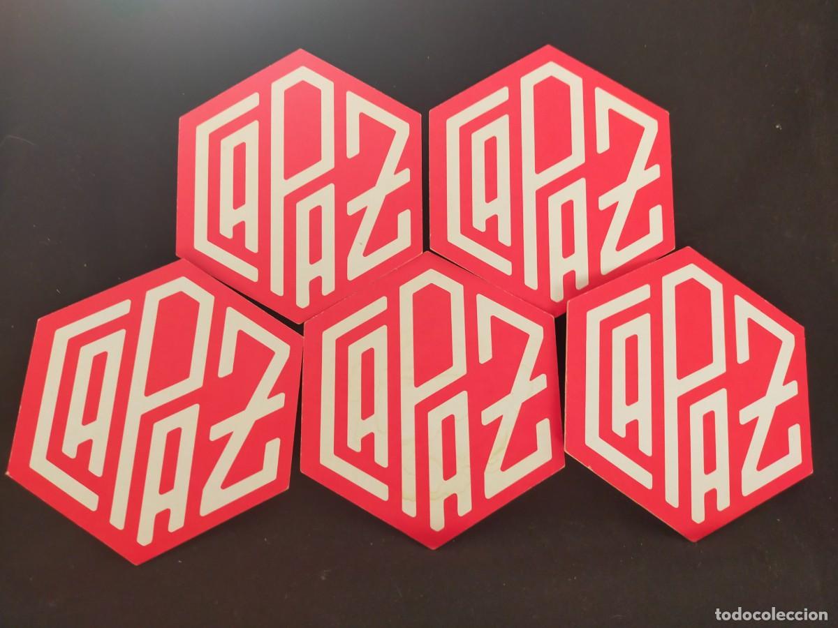 Otros art&iacute;culos de coleccionismo en papel: 5 POSAVASOS HEXAGONALES CERVEZA CAPAZ. CERVEZA BIEN HECHA.
