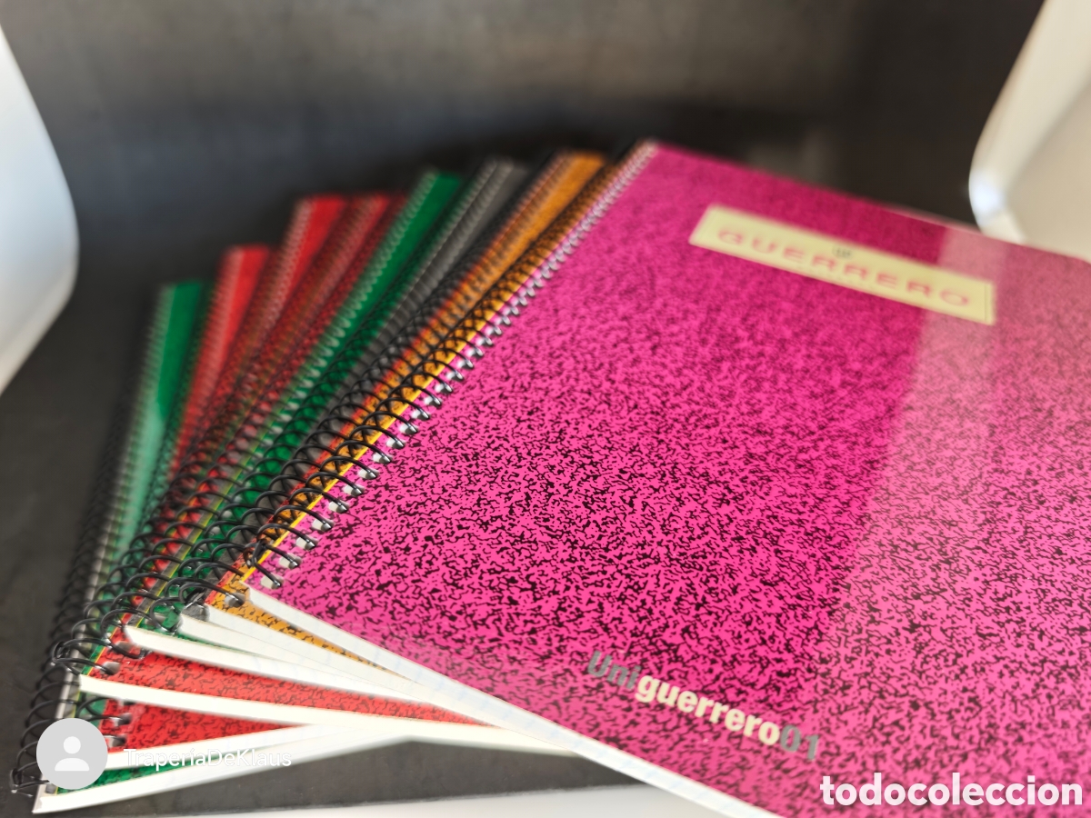 Otros art&iacute;culos de coleccionismo en papel: Lote 8 cuadernos guerrero - a estrenar - tdk463