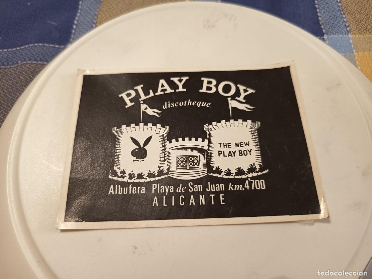 Otros art&iacute;culos de coleccionismo en papel: POSAVASOS DISCOTECA PLAY BOY-PLAYA SAN JUAN-ALICANTE