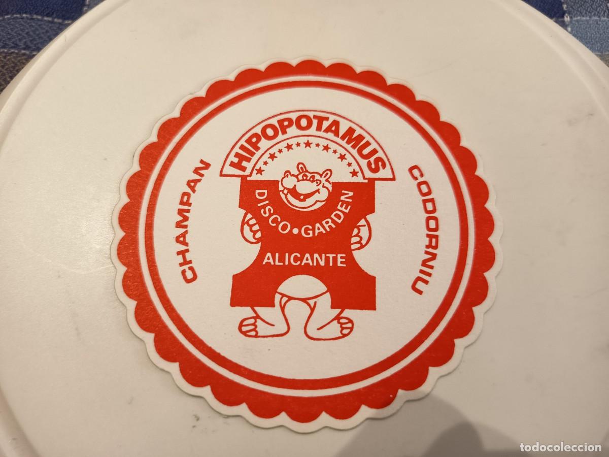 Otros art&iacute;culos de coleccionismo en papel: POSAVASOS DISCO HIPOPOTAMUS-ALICANTE