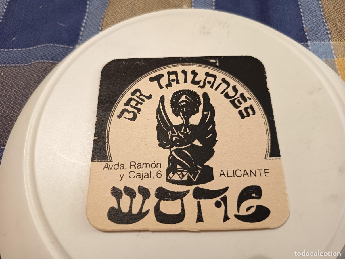 Otros art&iacute;culos de coleccionismo en papel: POSAVASOS BAR TAILANDES WONG-ALICANTE