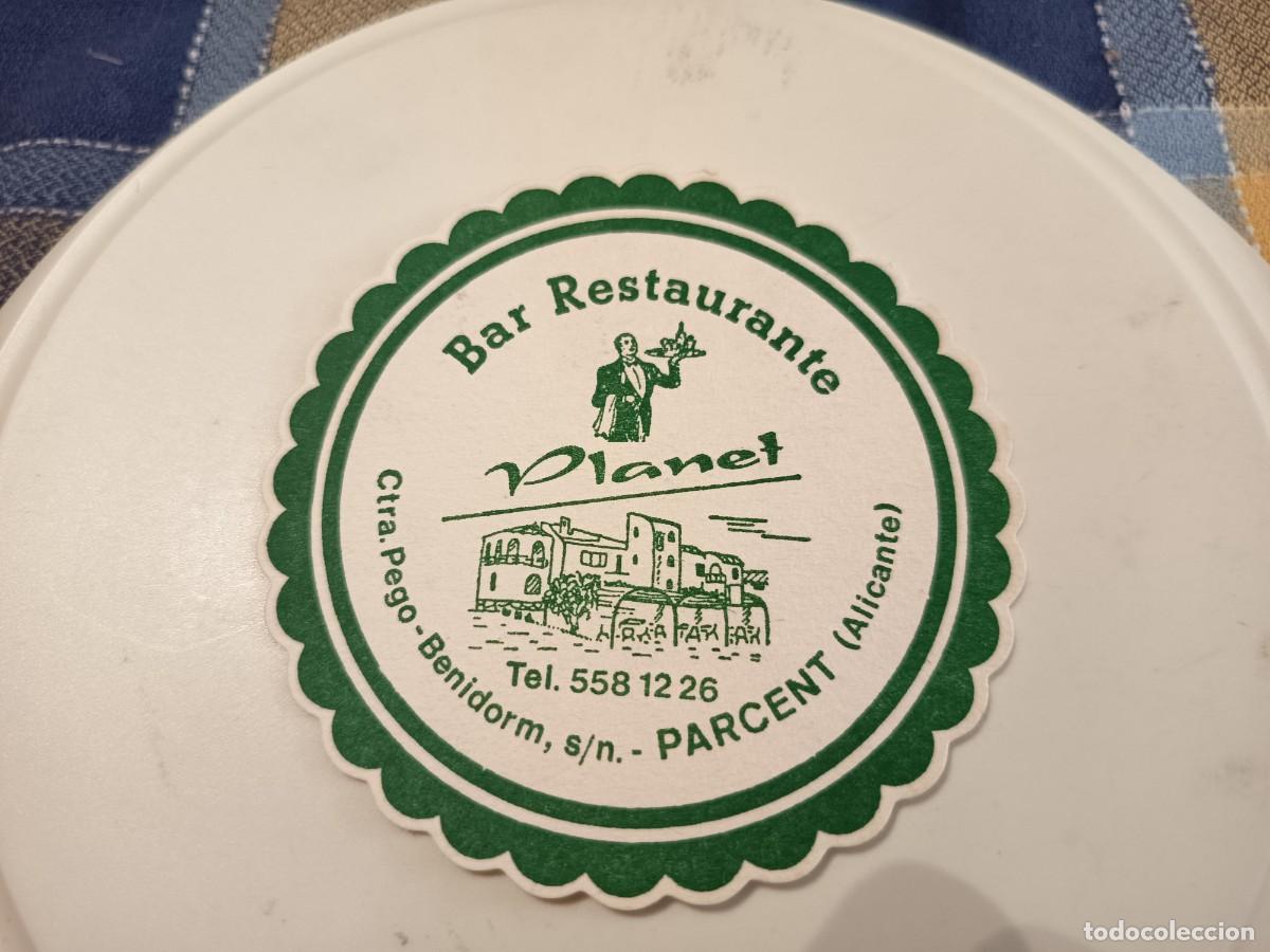 Sammelleidenschaft Andere Papierartikel: POSAVASOS RESTAURANTE PLANET-PARCENT-ALICANTE