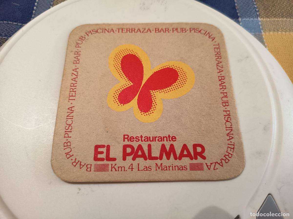 Otros art&iacute;culos de coleccionismo en papel: POSAVASOS RESTAURANTE EL PALMAR- DENIA-ALICANTE