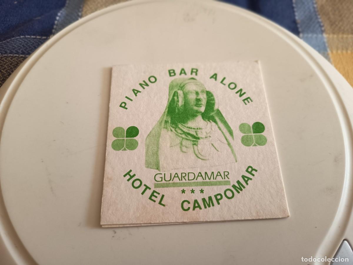 Otros art&iacute;culos de coleccionismo en papel: POSAVASOS PIANO BAR ALONE-GUARDAMAR-ALICANTE