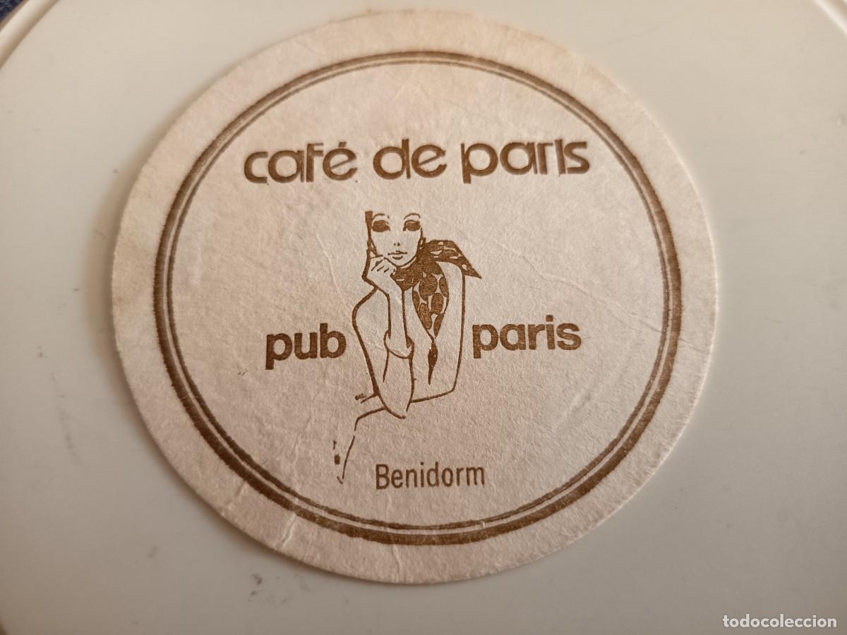 Otros art&iacute;culos de coleccionismo en papel: POSAVASOS PUB CAFE PARIS-BENIDORM-ALICANTE