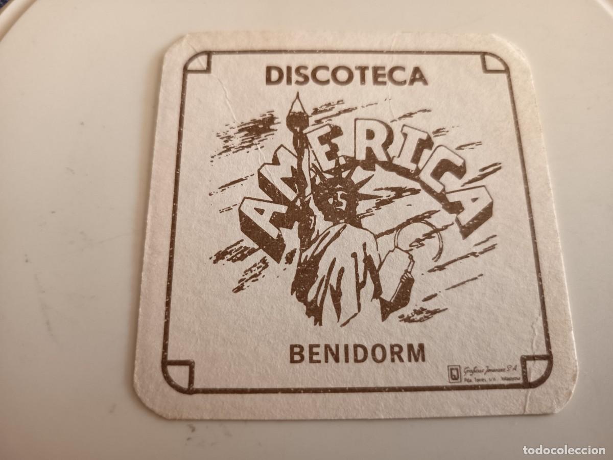 Otros art&iacute;culos de coleccionismo en papel: POSAVASOS DISCOTECA AMERICA-BENIDORM-ALICANTE