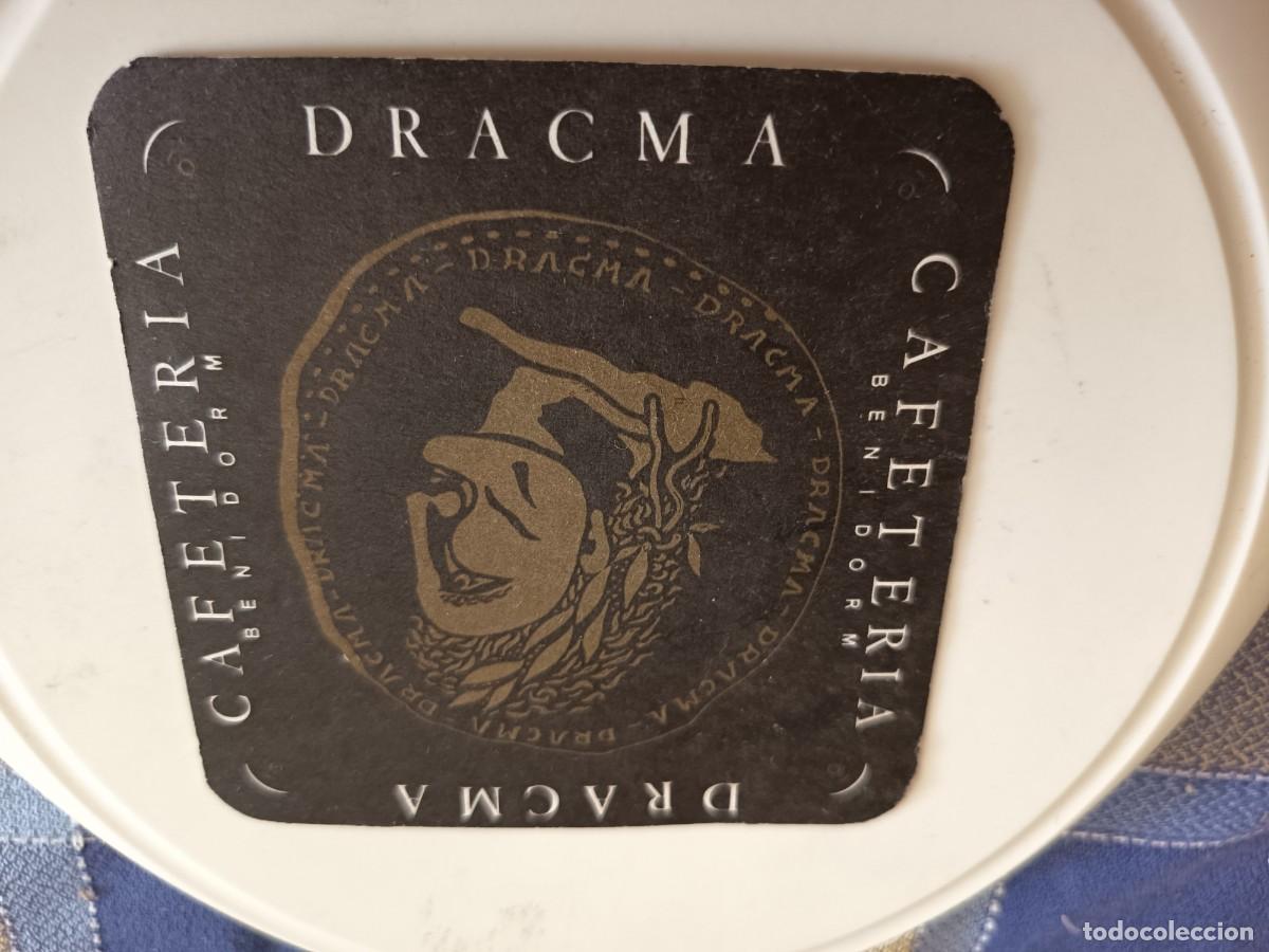 Otros art&iacute;culos de coleccionismo en papel: POSAVASOS CAFETERIA DRACMA-BENIDORM-ALICANTE