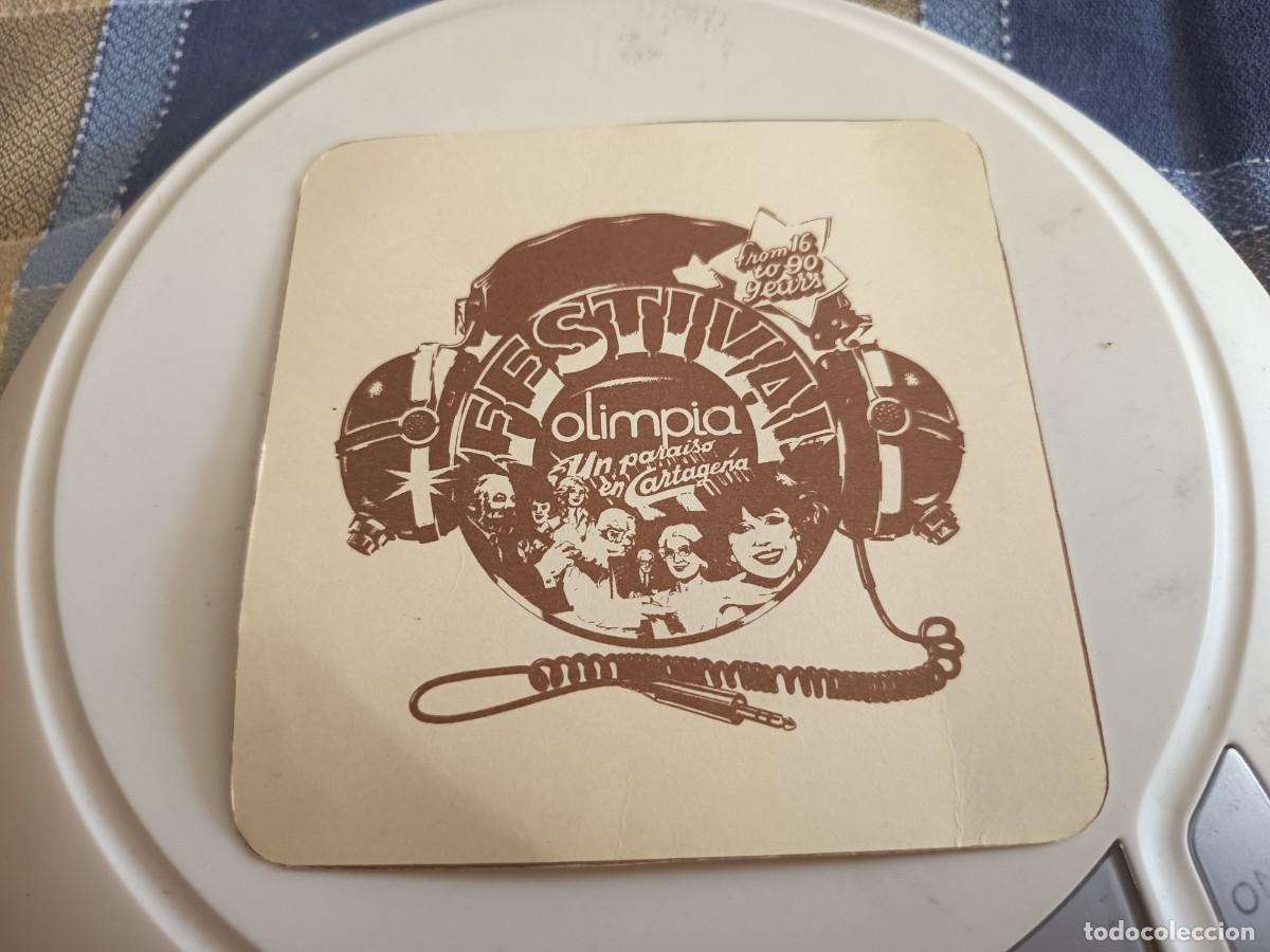 Otros art&iacute;culos de coleccionismo en papel: POSAVASOS FESTIVAL OLIMPIA-CARTAGENA-MURCIA