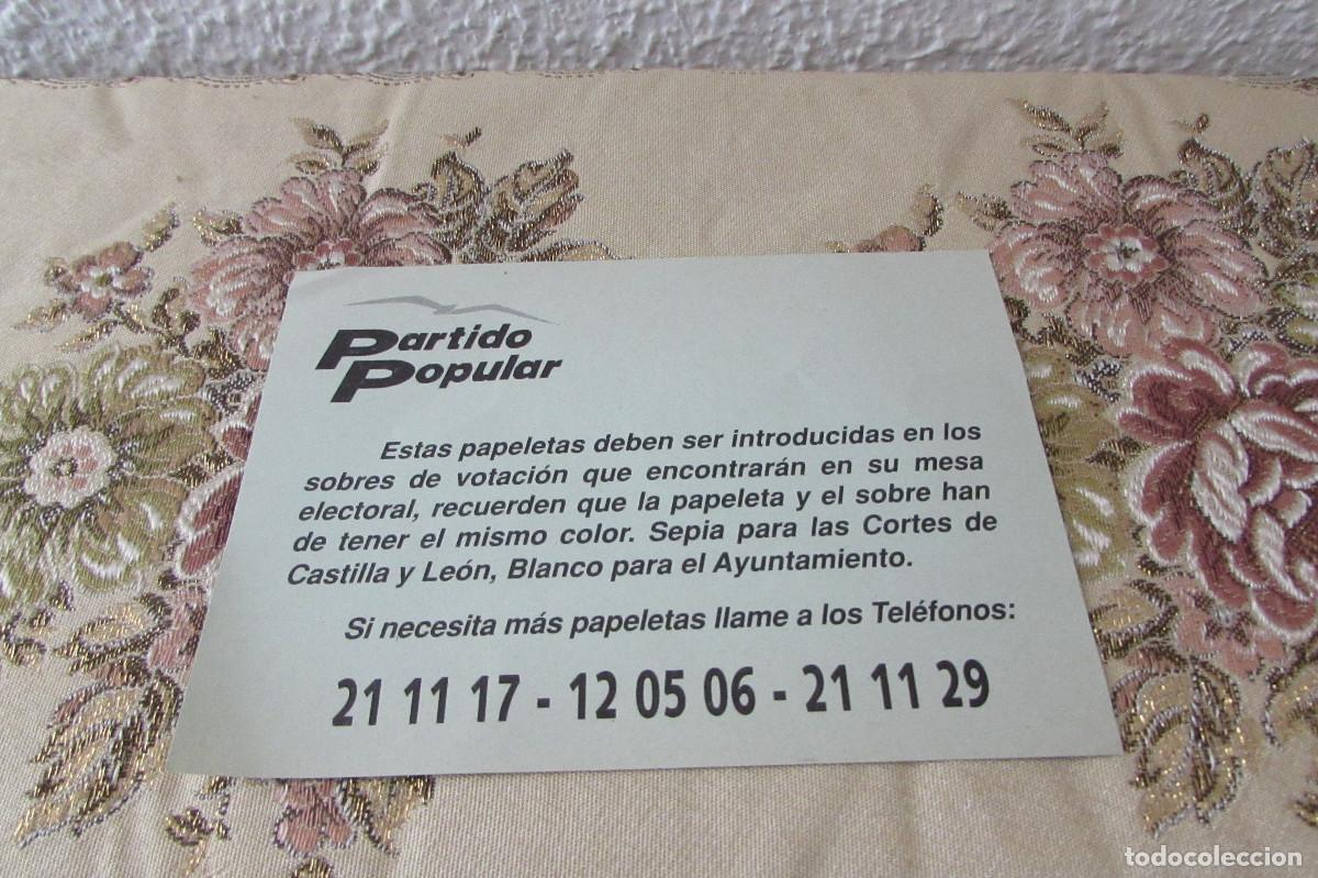 Otros art&iacute;culos de coleccionismo en papel: PAPELETA PARTIDO POPULAR