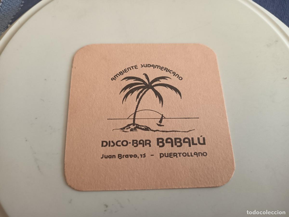 Otros art&iacute;culos de coleccionismo en papel: POSAVASOS DISCO BAR BABALU-PUERTOLLANO-CADIZ
