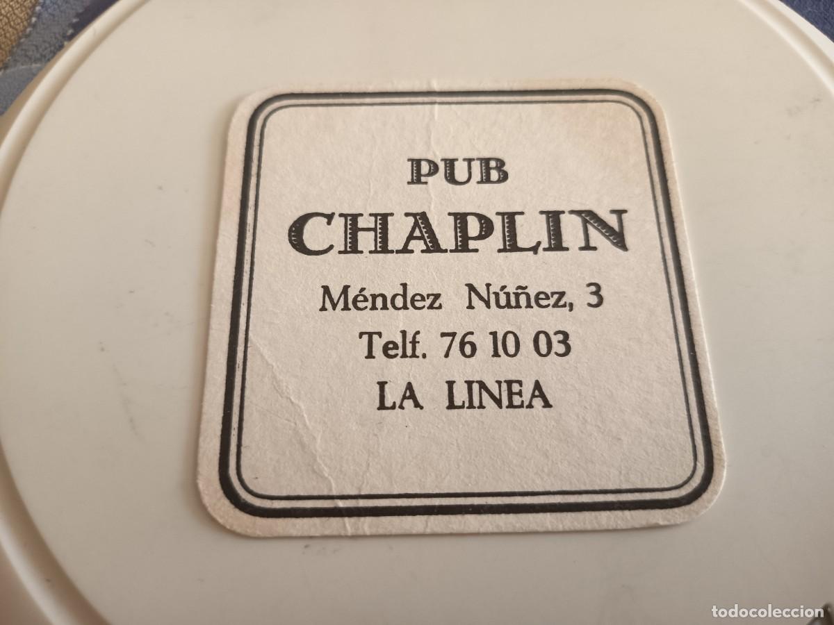 Otros art&iacute;culos de coleccionismo en papel: POSAVASOS PUB CHAPLIN-LA LINEA-CADIZ