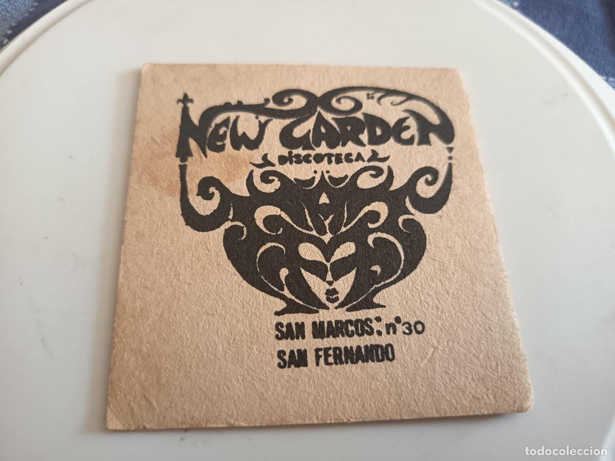 Otros art&iacute;culos de coleccionismo en papel: POSAVASOS DISCOTECA NEW GARDEN-SAN FERNANDO-CADIZ