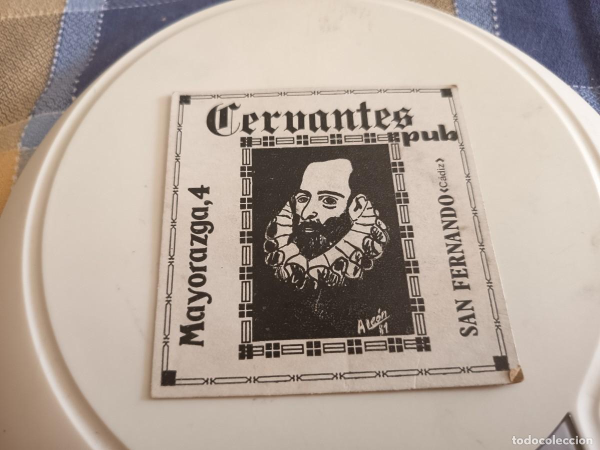 Otros art&iacute;culos de coleccionismo en papel: POSAVASOS PUB CERVANTES-SAN FERNANDO-CADIZ