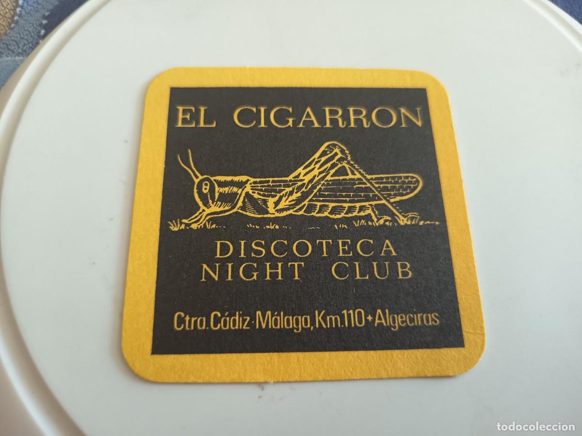 Otros art&iacute;culos de coleccionismo en papel: POSAVASOS DISCOTECA EL CIGARRON-ALGECIRAS-CADIZ