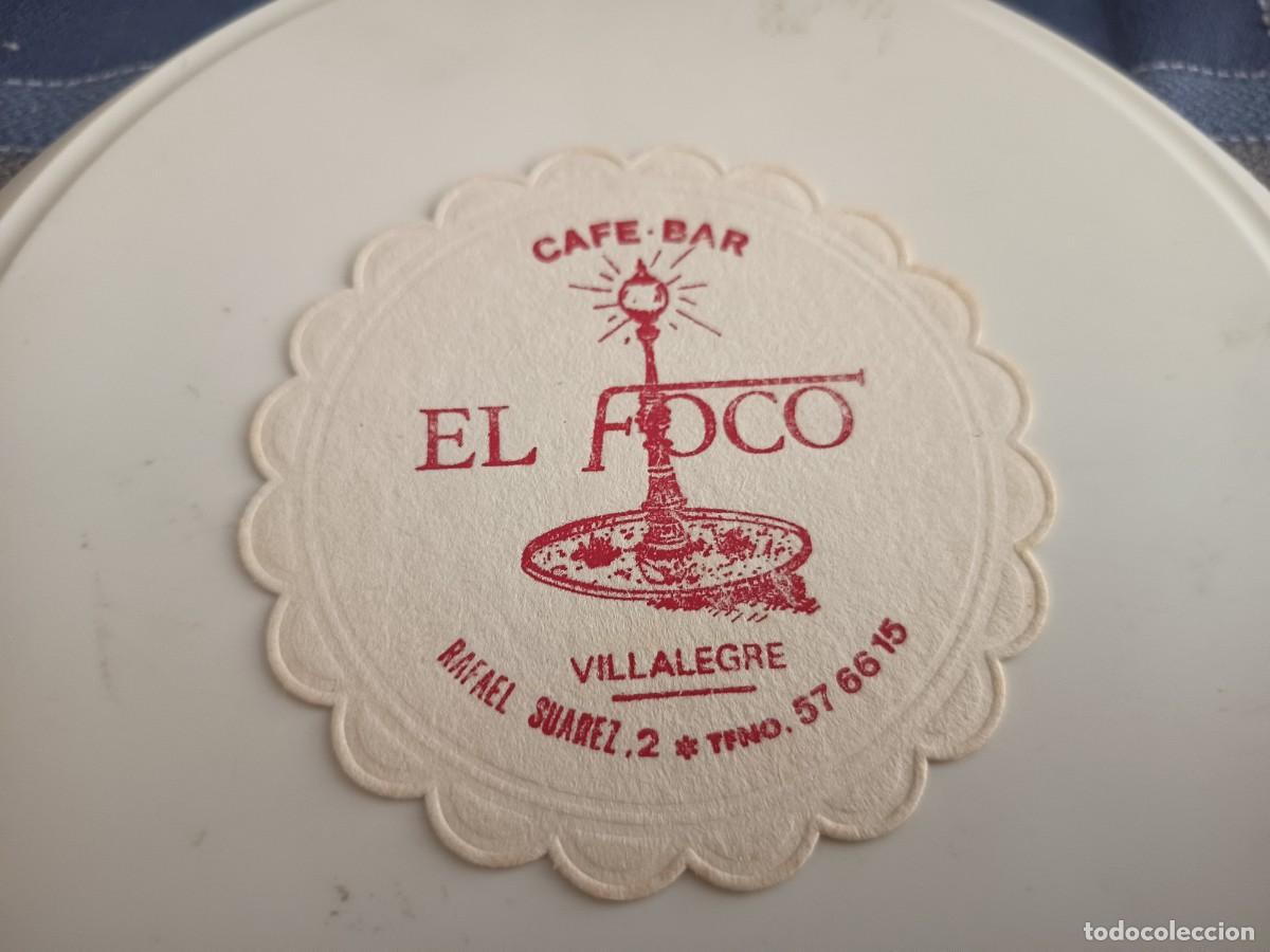 Otros art&iacute;culos de coleccionismo en papel: POSAVASOS CAFETERIA EL FOCO-VILLALEGRE-ASTURIAS