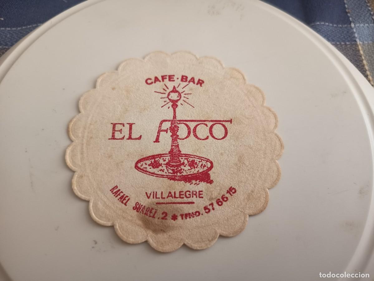 Otros art&iacute;culos de coleccionismo en papel: POSAVASOS CAFETERIA EL FOCO-VILLALEGRE-ASTURIAS