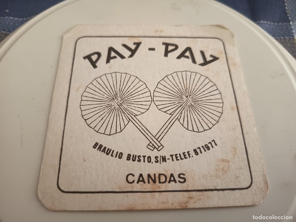Otros art&iacute;culos de coleccionismo en papel: POSAVASOS PUB PAY PAY-CANDAS-ASTURIAS