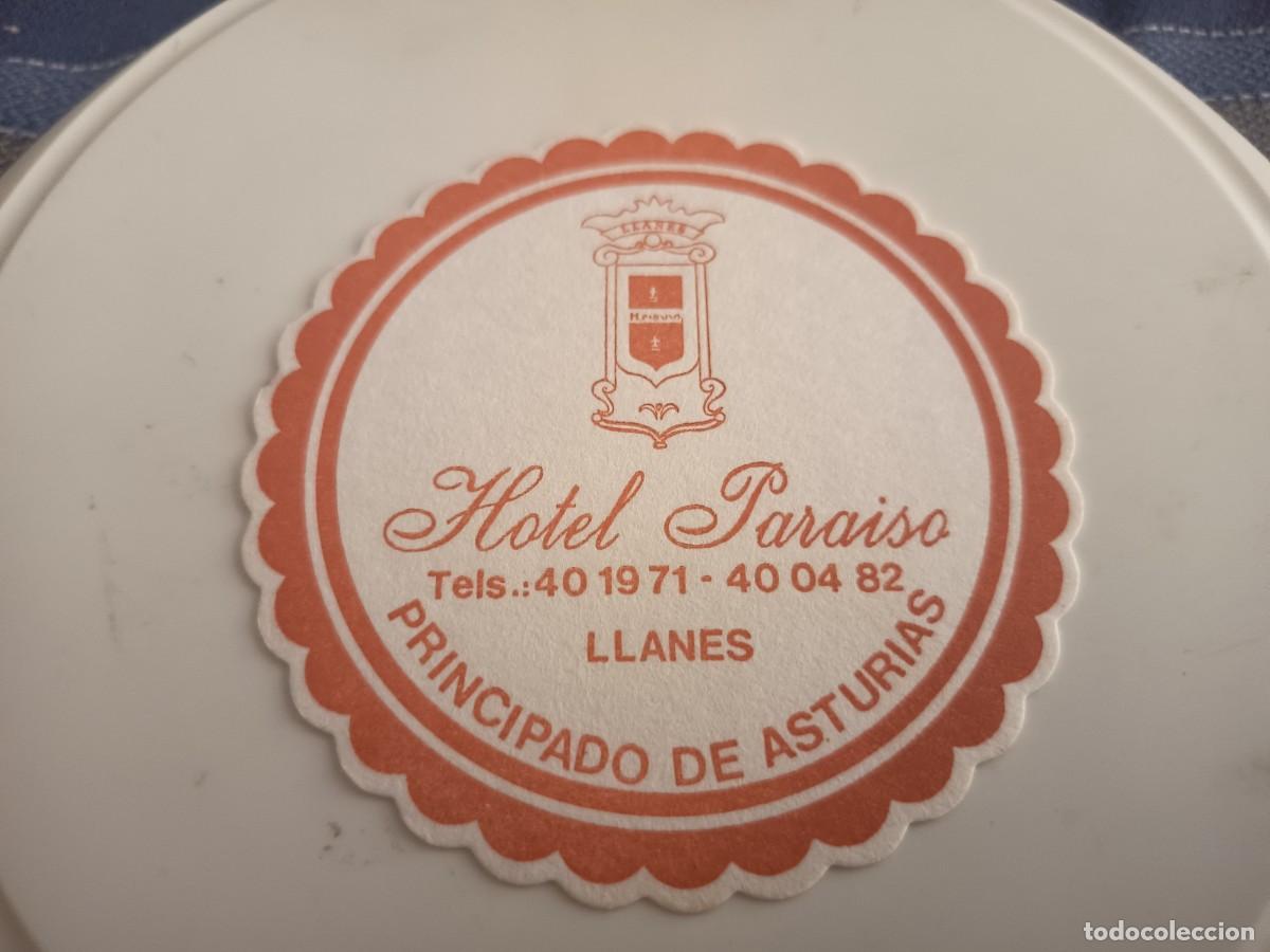 Otros art&iacute;culos de coleccionismo en papel: POSAVASOS HOTEL PARAISO-LLANES-ASTURIAS