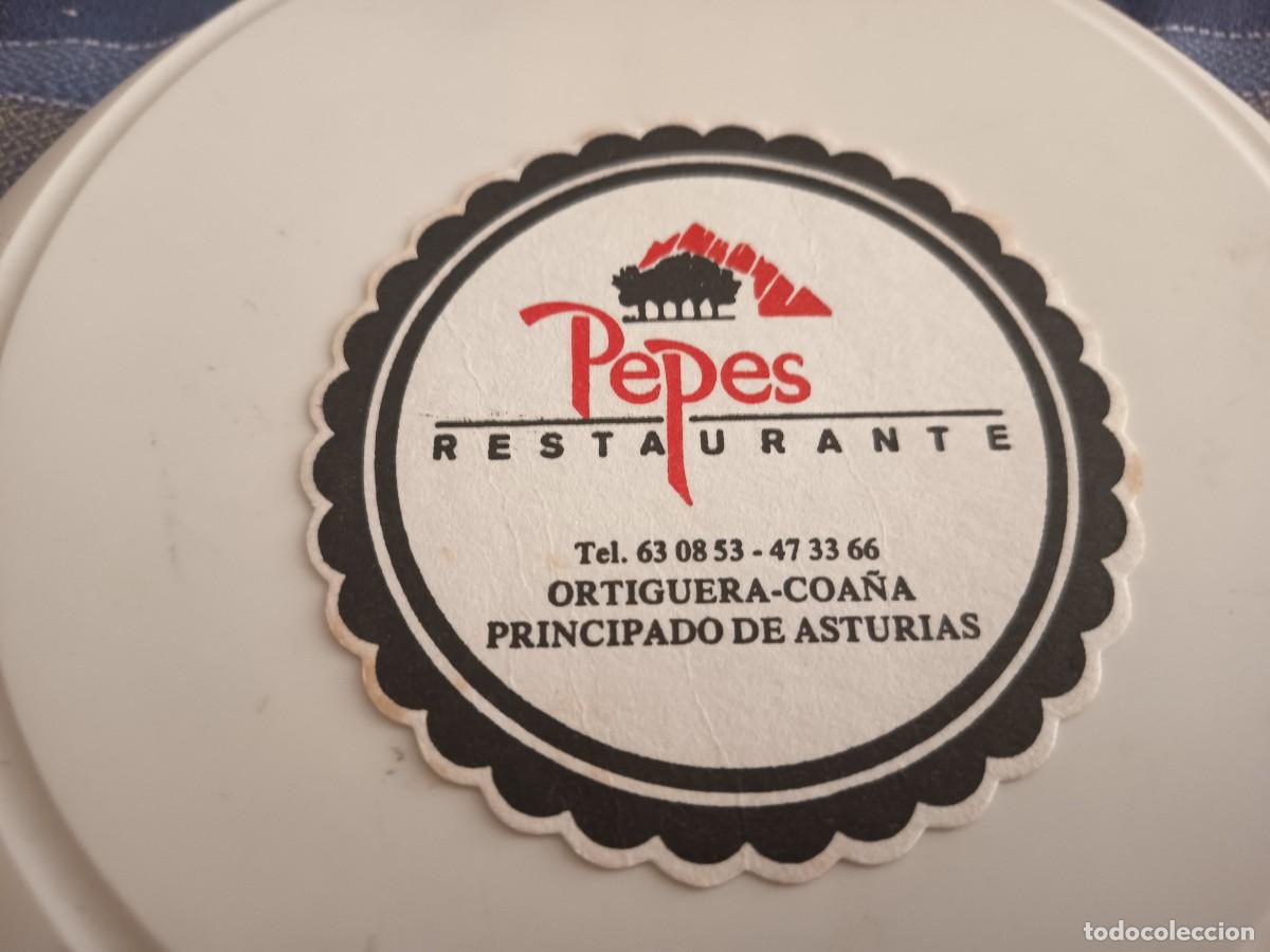 Otros art&iacute;culos de coleccionismo en papel: POSAVASOS RESTAURANTE PEPES-ORTIGUERA COA&Ntilde;A-ASTURIAS