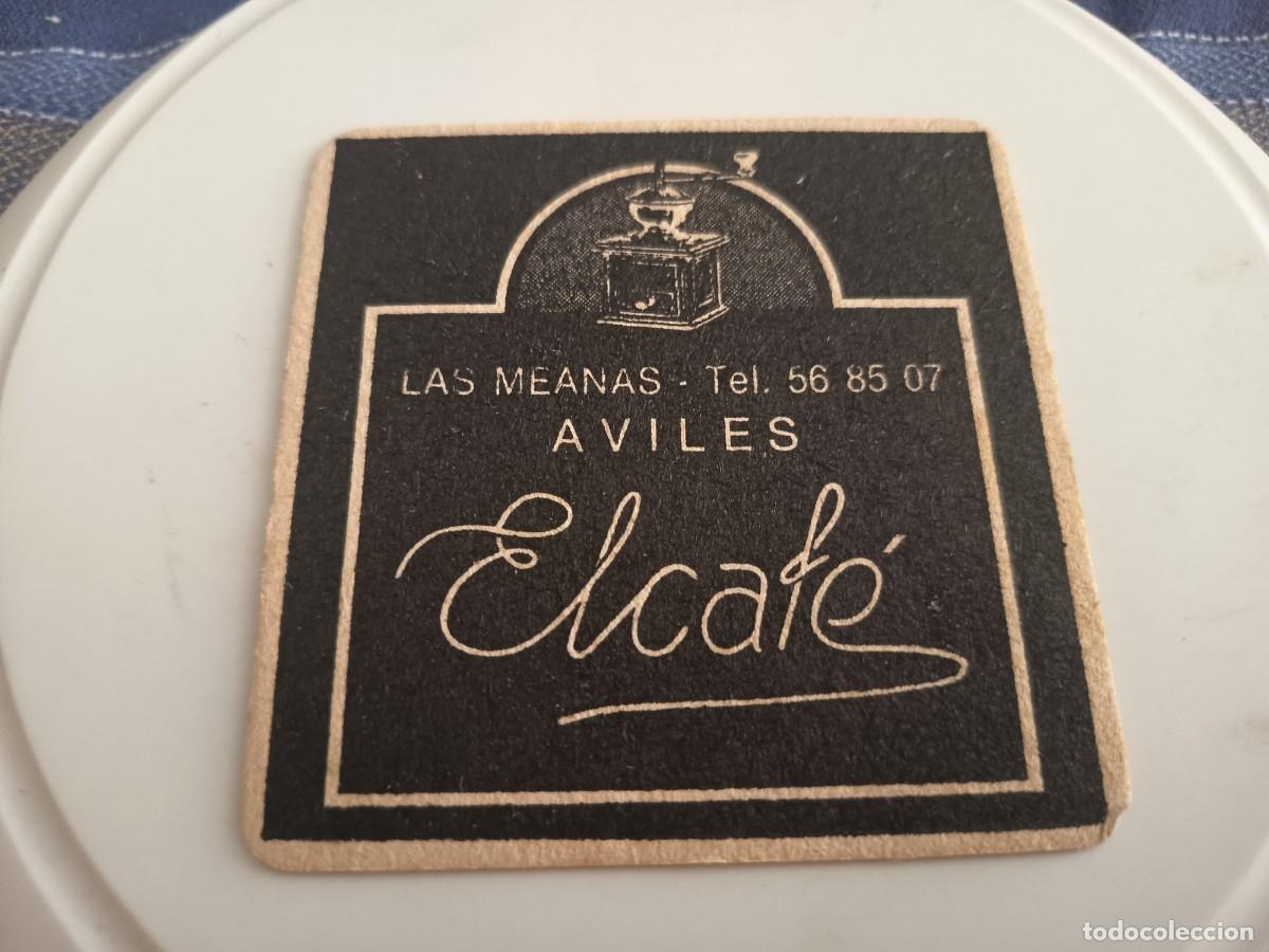 Otros art&iacute;culos de coleccionismo en papel: POSAVASOS CAFETERIA ELCAFE-AVILES-ASTURIAS