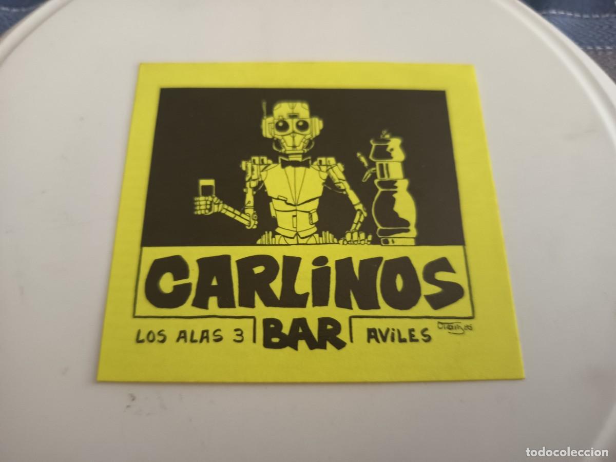 Otros art&iacute;culos de coleccionismo en papel: POSAVASOS BAR CARLINOS-AVILES-ASTURIAS