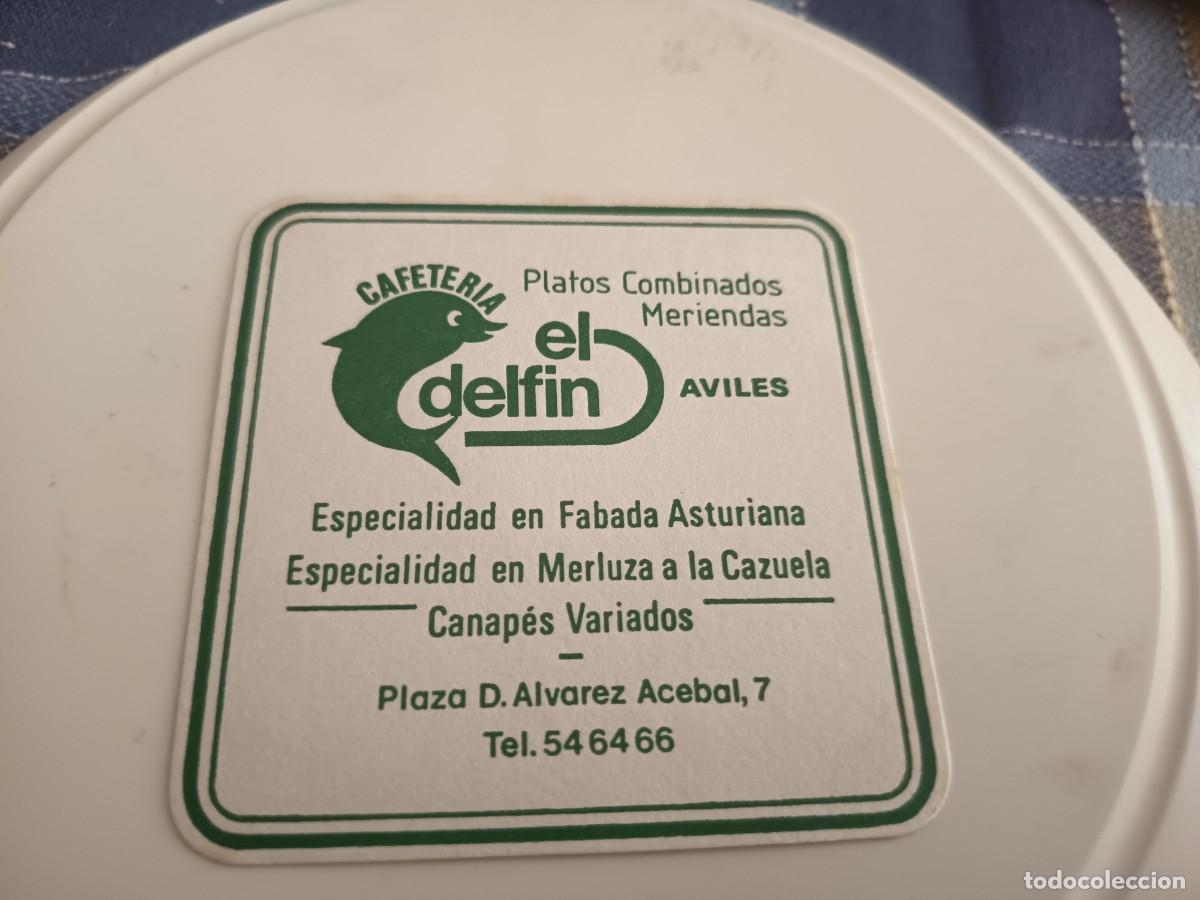 Otros art&iacute;culos de coleccionismo en papel: POSAVASOS CAFETERIA EL DELFIN-AVILES-ASTURIAS