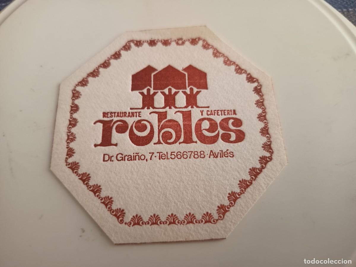 Otros art&iacute;culos de coleccionismo en papel: POSAVASOS CAFETERIA ROBLES-AVILES-ASTURIAS
