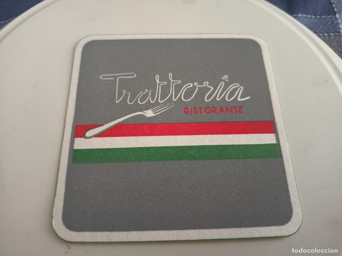 Otros art&iacute;culos de coleccionismo en papel: POSAVASOS RESTAURANTE TRATTORIA-AVILES-ASTURIAS