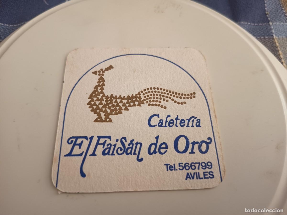 Otros art&iacute;culos de coleccionismo en papel: POSAVASOS CAFETERIA EL FAISAN DE ORO-AVILES-ASTURIAS