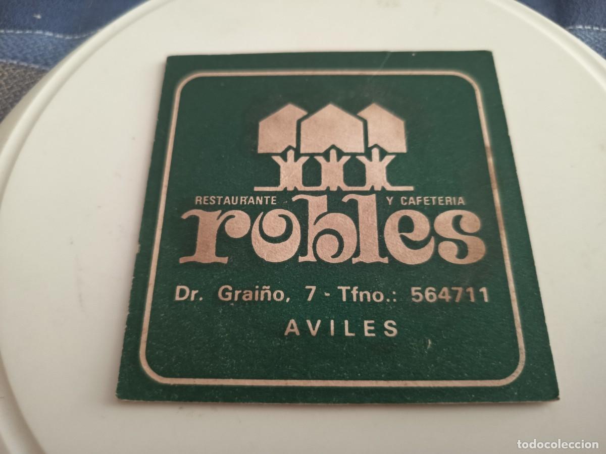 Otros art&iacute;culos de coleccionismo en papel: POSAVASOS CAFETERIA ROBLES-AVILES-ASTURIAS