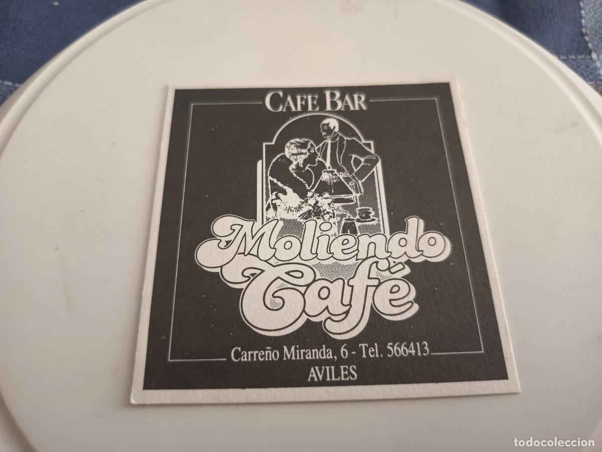 Otros art&iacute;culos de coleccionismo en papel: POSAVASOS CAFETERIA MOLIENDO CAFE-AVILES-ASTURIAS