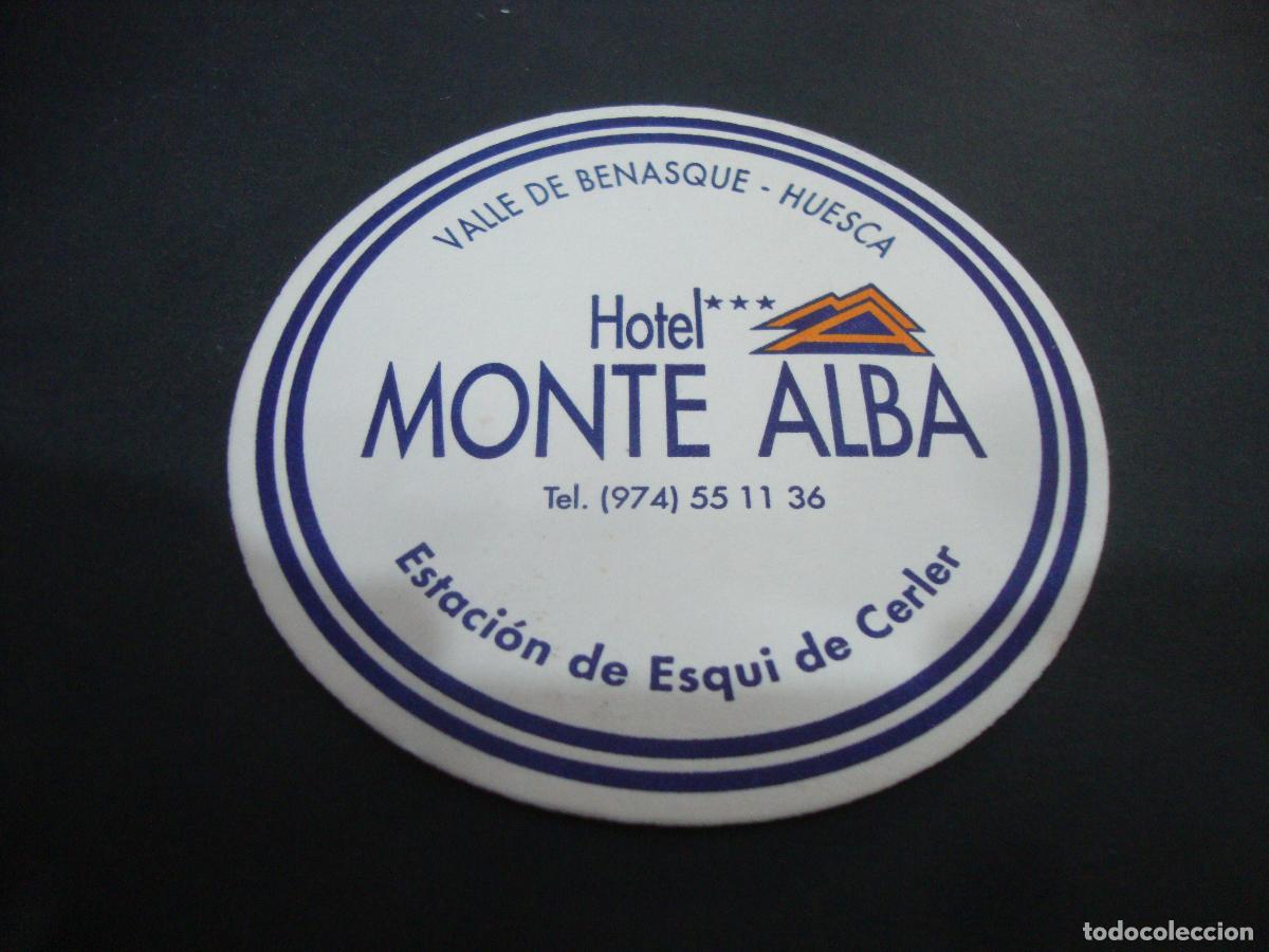 Otros art&iacute;culos de coleccionismo en papel: POSAVASOS HOTEL MONTE ALBA VALLE DE BENASQUE HUESCA