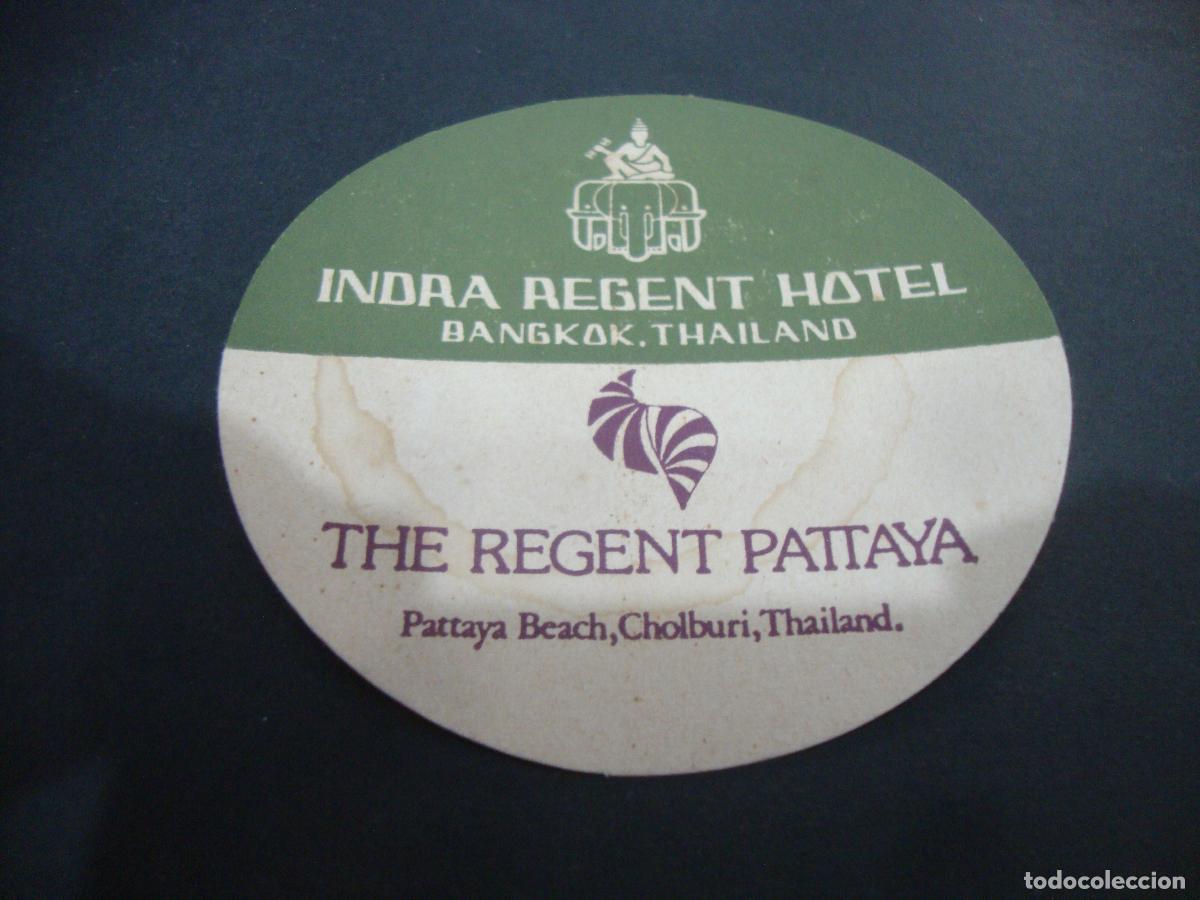 Altri oggetti di carta: POSAVASOS HOTEL INDRA REBENT HOTEL BANKOK THAILAND