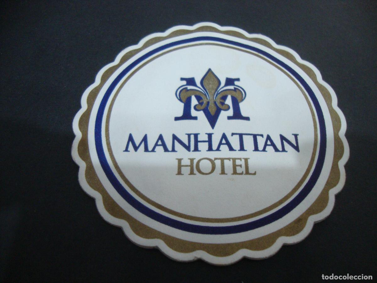 Altri oggetti di carta: POSAVASOS HOTEL MANHATTAN HOTEL