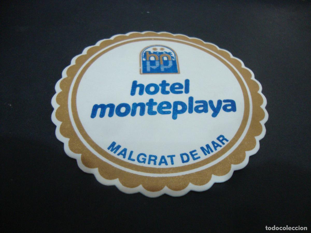 Altri oggetti di carta: POSAVASOS HOTEL MONTEPLAYA MALGRAT DE MAR