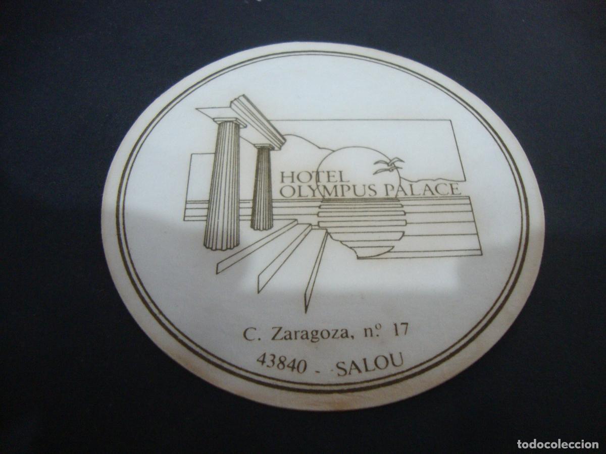 Altri oggetti di carta: POSAVASOS HOTEL OLYMPUS PALACE SALOU